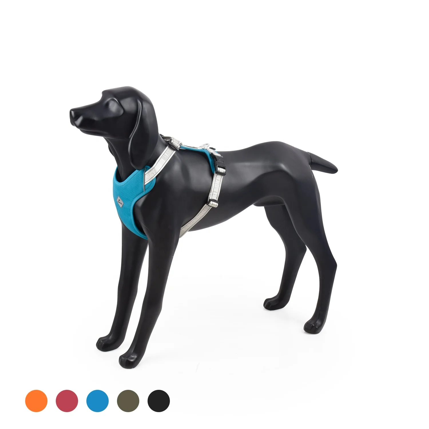 BlackDoggy Stock Sky Blue Pet Breathable Vest Dog Tactical Harness for Welsh Corgi