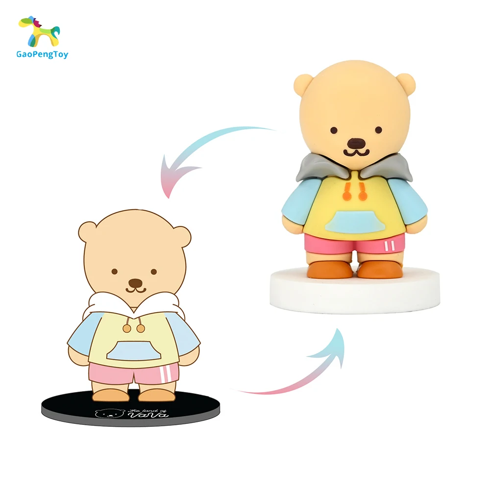 Custom Art Vinyl Toy OEM Designer PVC Vinyl Toy Custom Made Make Your Own Collectible Vinyl Toys Manufacturer