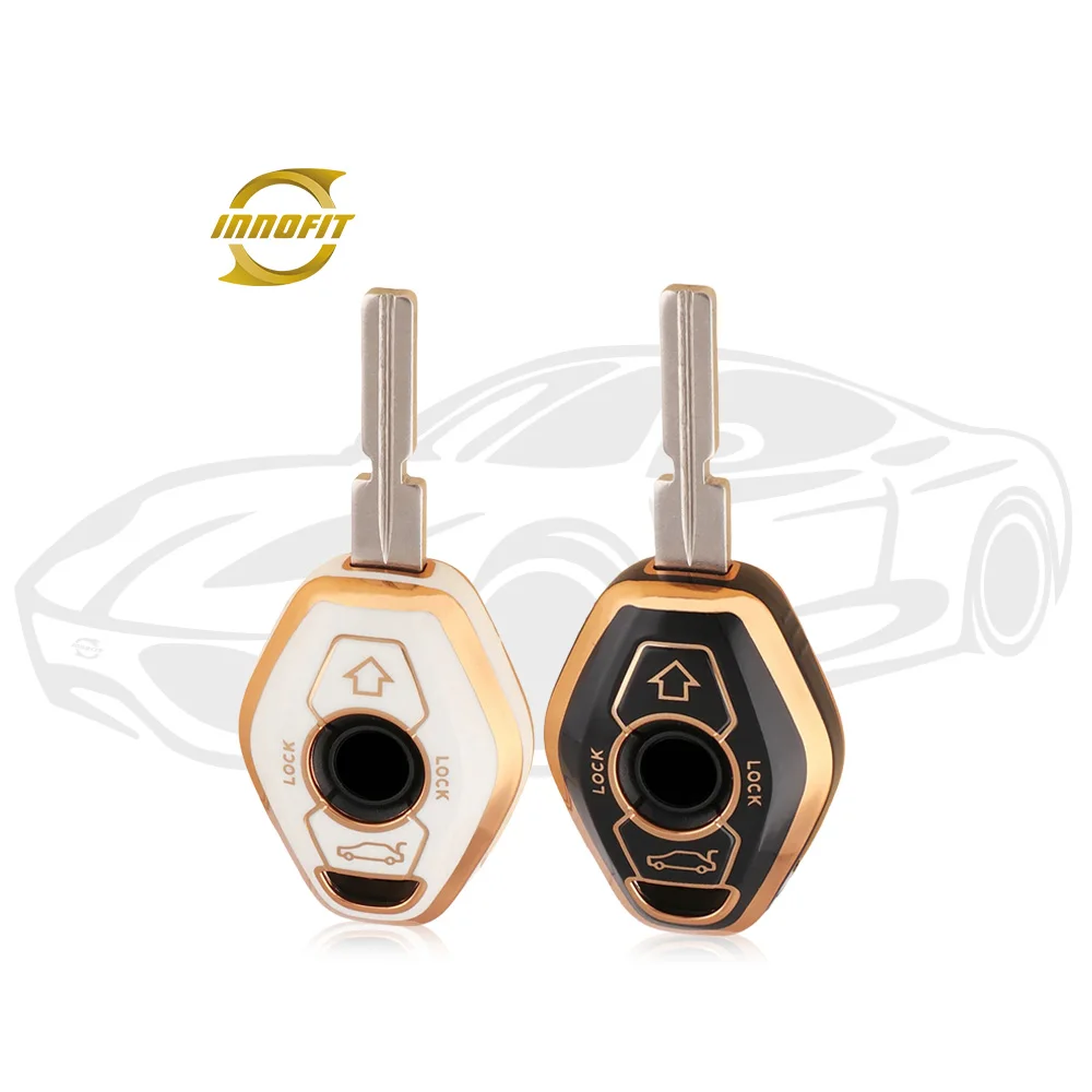 Чехол для автомобильного ключа Innofit BMF1 из ТПУ заводской BMW X3 5 Z3 4 3 7 E38 E39 E46 E83 серии Автоаксессуары