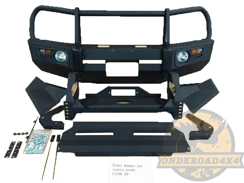 New Style 4x4 Off-Road Car Accessories Steel Front Bull Bumper For Toyota 2010+ Land Cruiser Prado LC150