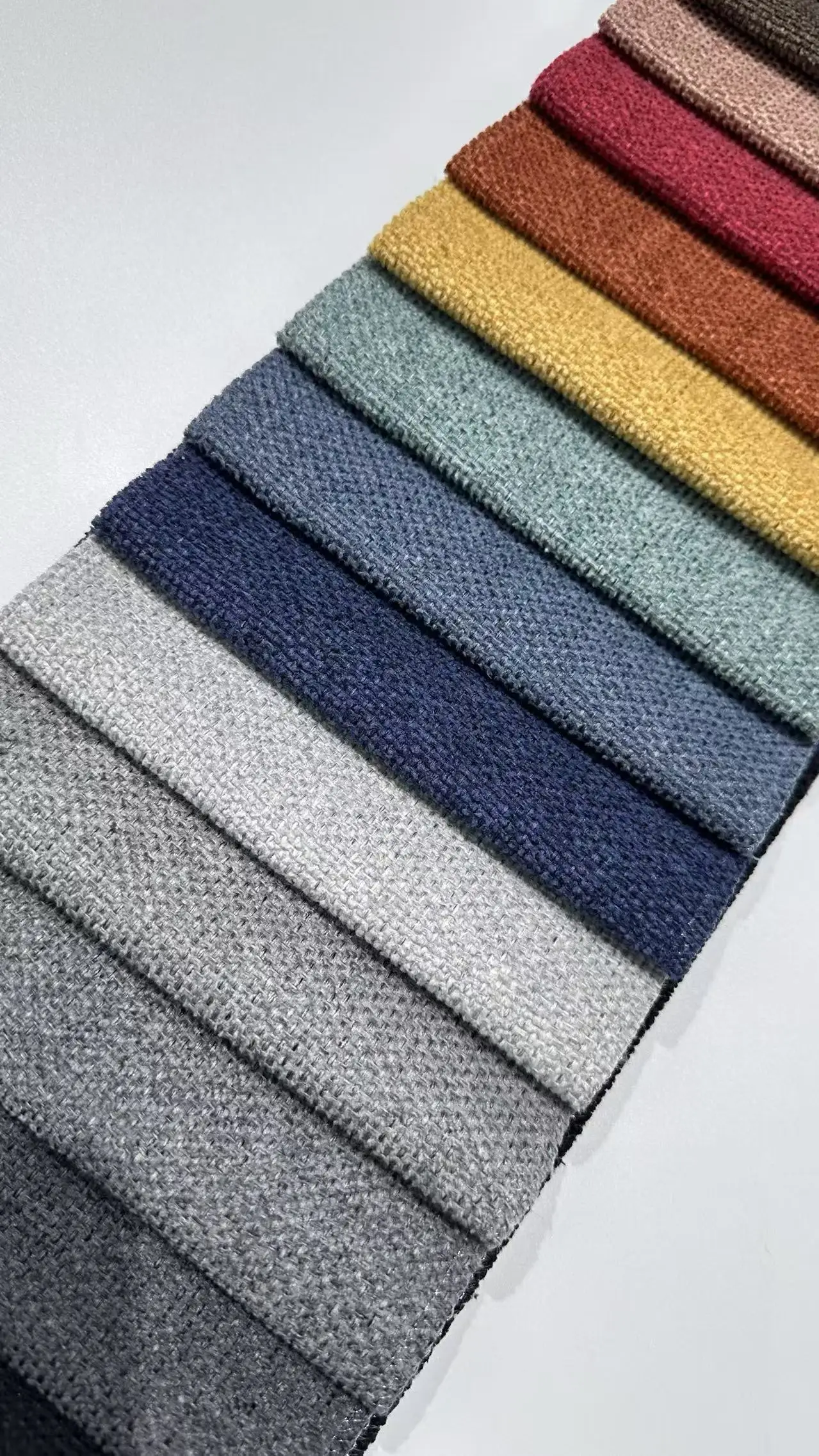 Free Sample 100% Polyester Home Deco Textile line like Fabric for upholstery fabric for sofa