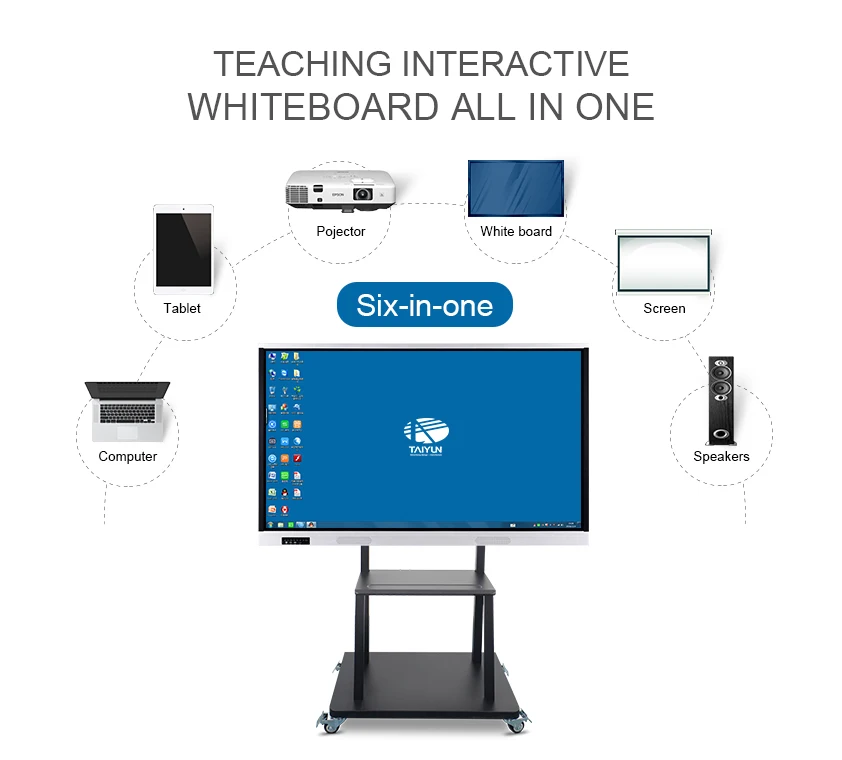 65 inch 4k UHD multi touch smart board interactive whiteboards for classrooms