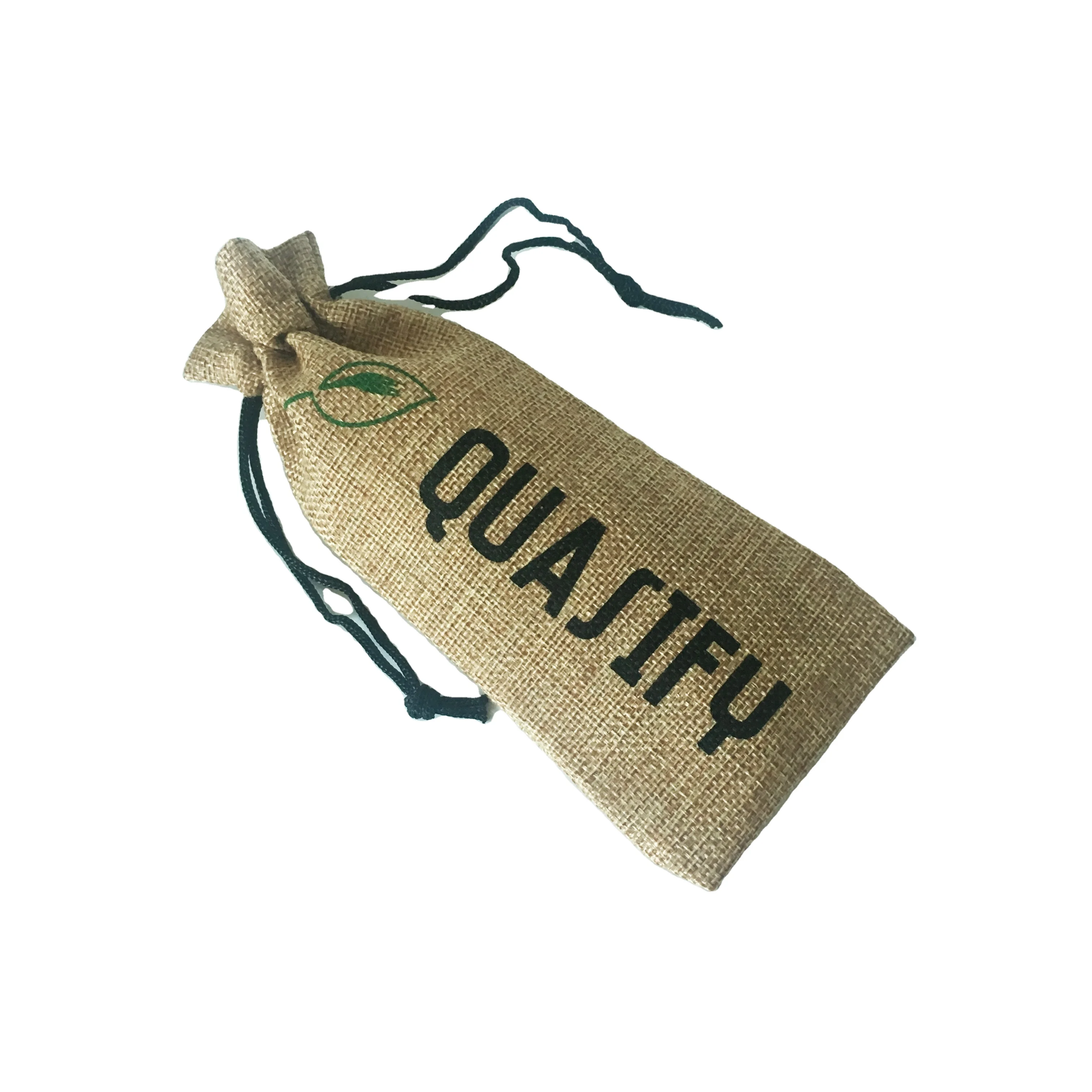 Джутовые мешочки Hessian для хранения ювелирных изделий из льняной ткани на завязках