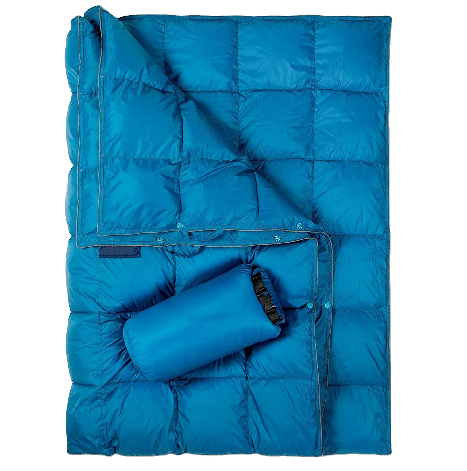 30D Polyester Camping Blanket Waterproof and Warm Lightweight Packable Puffy Blanket