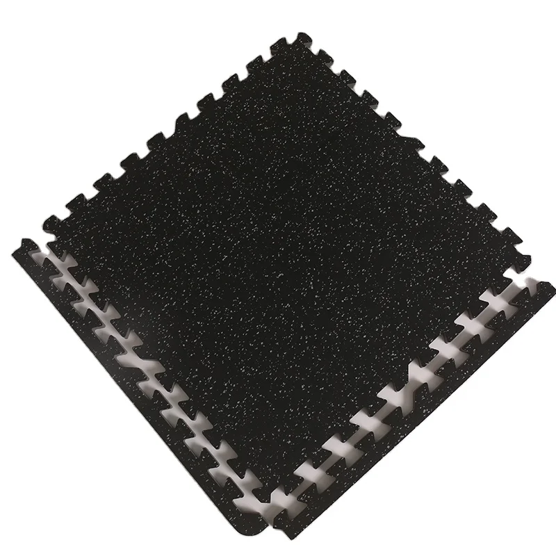 EPDM speckled Fitness buffer pad gym flooring eva rubber mat