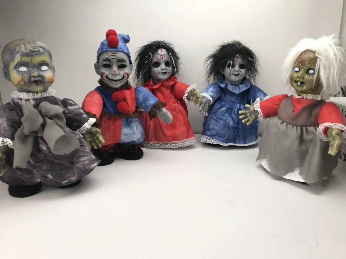 New Electric plush toys Christmas singing and dancing music flash trickster Ghost Halloween funny walking witch doll