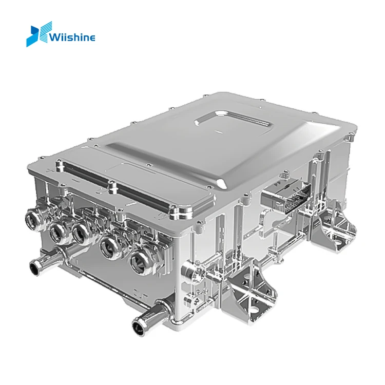 OEM Aluminium Machining Parts New Energy Vehicle Cnc Controller Car Electric Vehicle Spare Parts Aluminium Housing