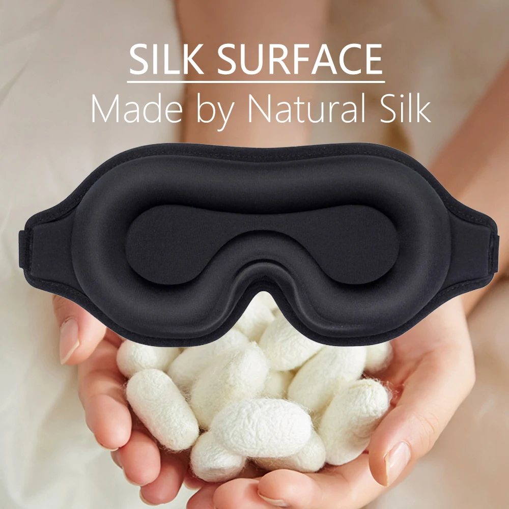 3D маска для сна из пены с эффектом памяти мягкие женские и мужские нашивки глаз комфортная трехмерная дизайнерская ночная дышащая