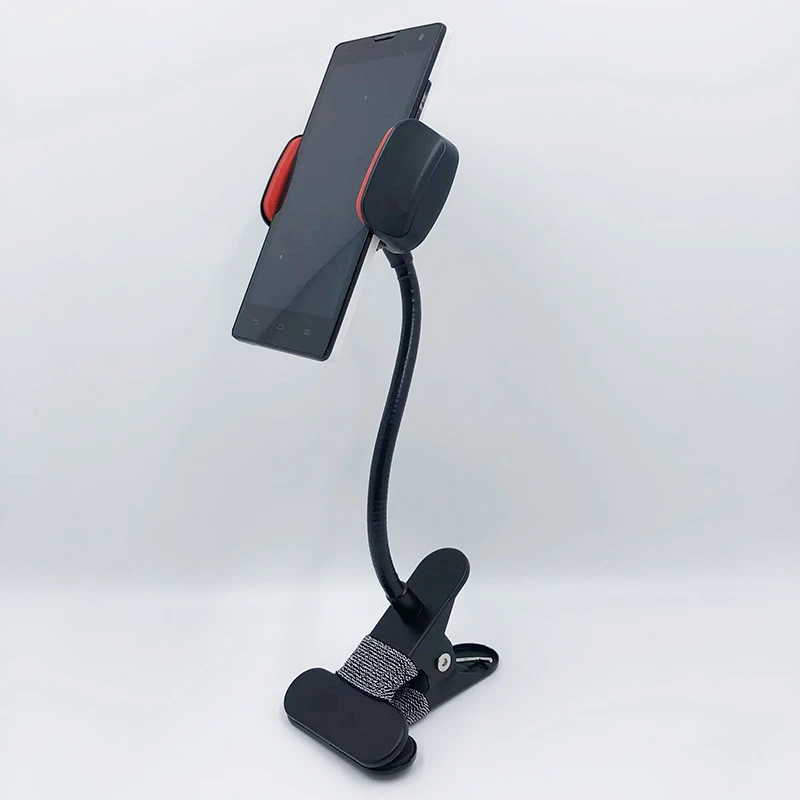 Hands Free Viewing Adjustable Phone Holder Universal 360 Rotating Lazy Holder Phone Mount Gooseneck Tablet Holder for iPad Mini