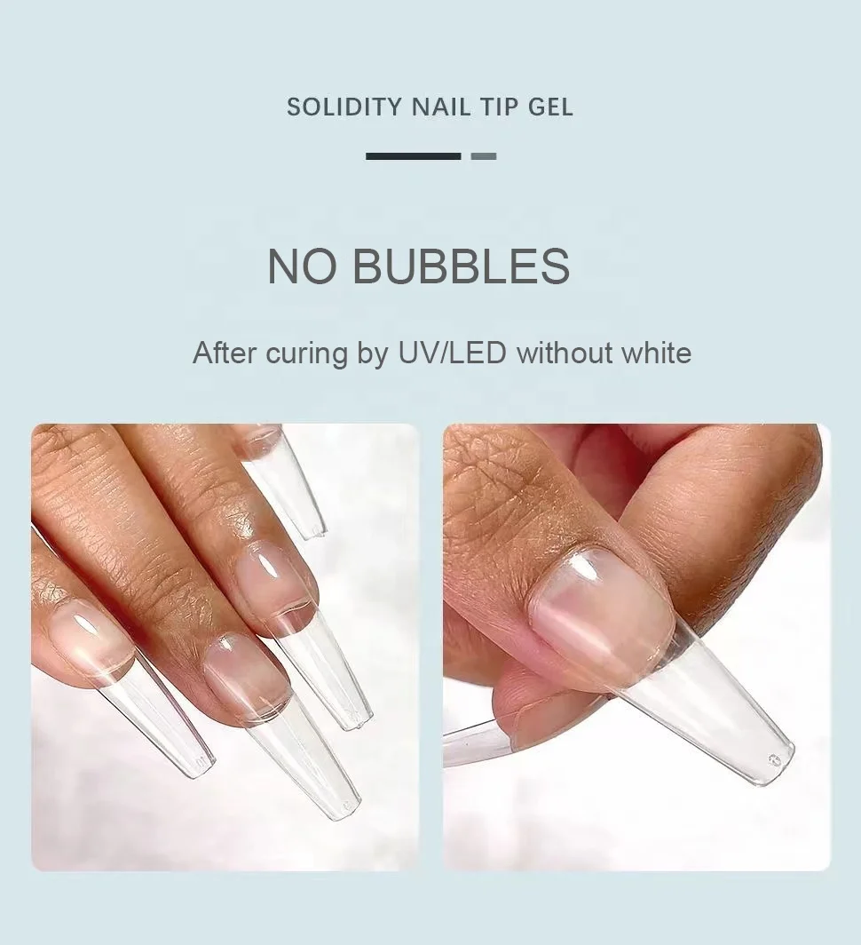 2022 New Product Gel Glue For Fingernail In Tube 20g Manufacturer Adhesive Sticky Gel Soft Nail Tips Gel