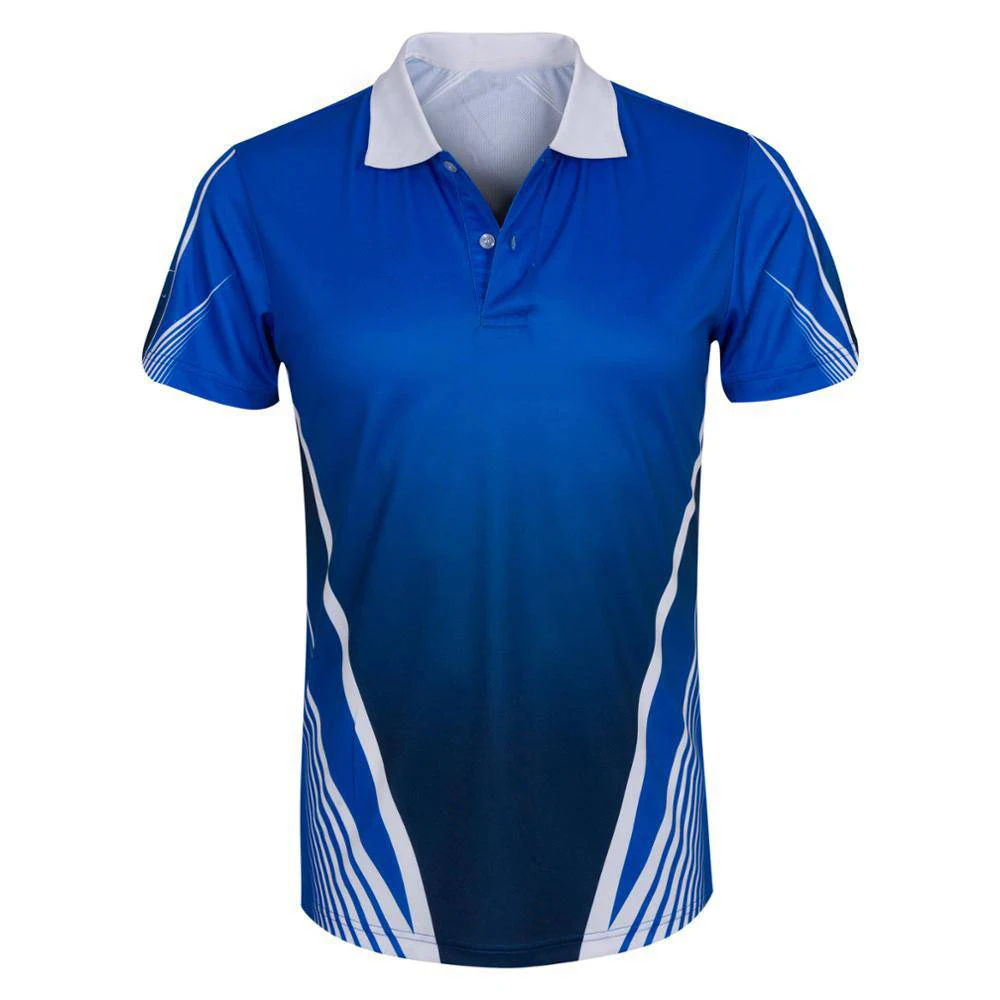 Custom Logo Free Design Sublimated Print Wholesale Low MOQ Sports For Men Short Sleeve Breathable Polo Shirts