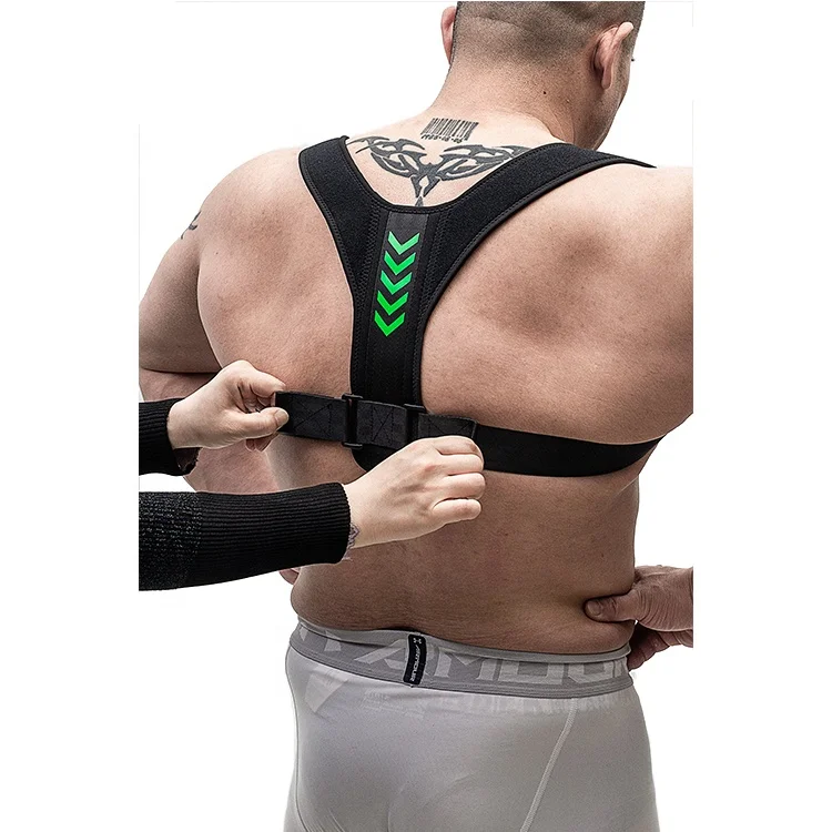 Wholesale Custom Logo Breathable Upright Shoulder Belt Upper Back Support Posture Corrector