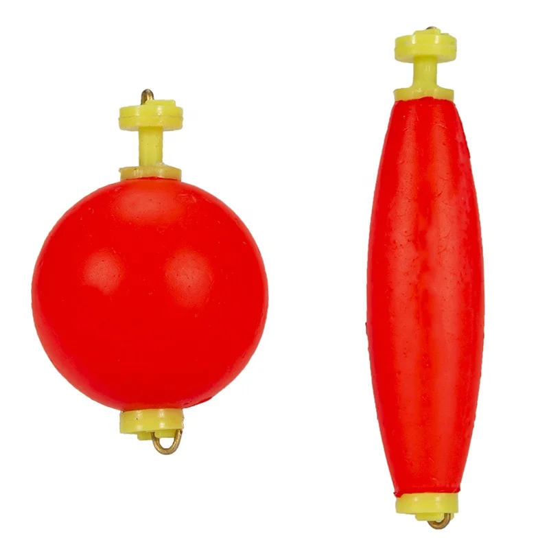 Оптовая продажа, поплавок из Красной круглой пенополистирольной пены, поплавки для морской рыбалки, 10 шт. в пакете, поплавок для рыбалки, набор поплавков для рыбалки из пенополистирола