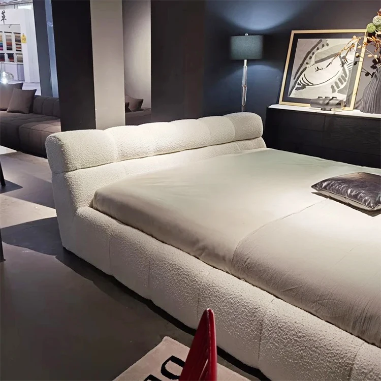 Hotel Queen Room Modern Solid Wood Bed Frame King Size For Bedroom Furniture