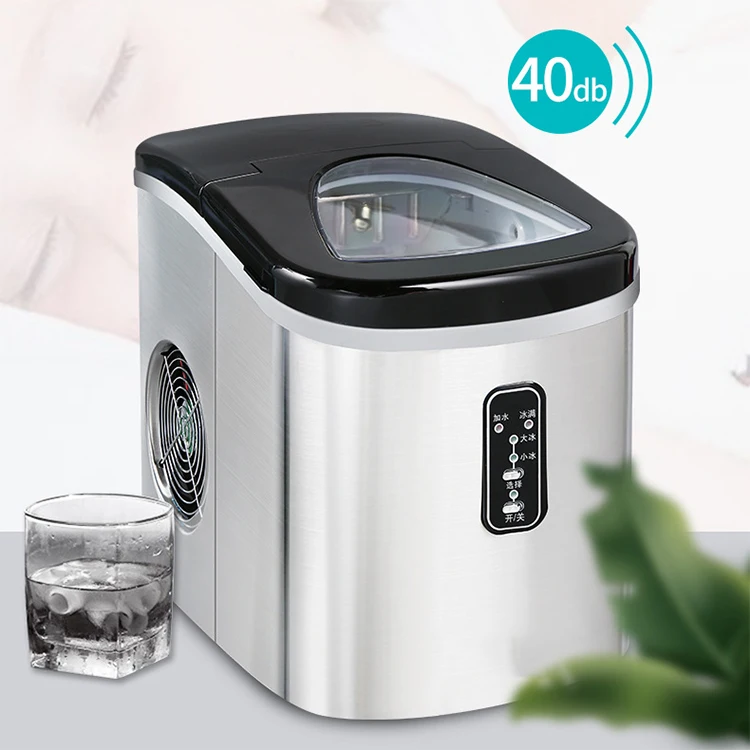 15kg Stainless Steel Portable Countertop household Ice Maker Machine