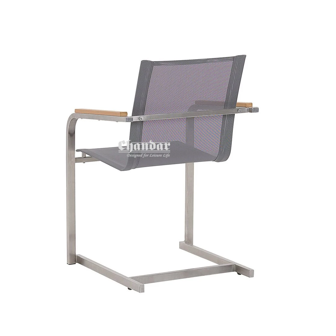 Высокое Качество уличная мебель из нержавеющей стали обеденный садовый стул