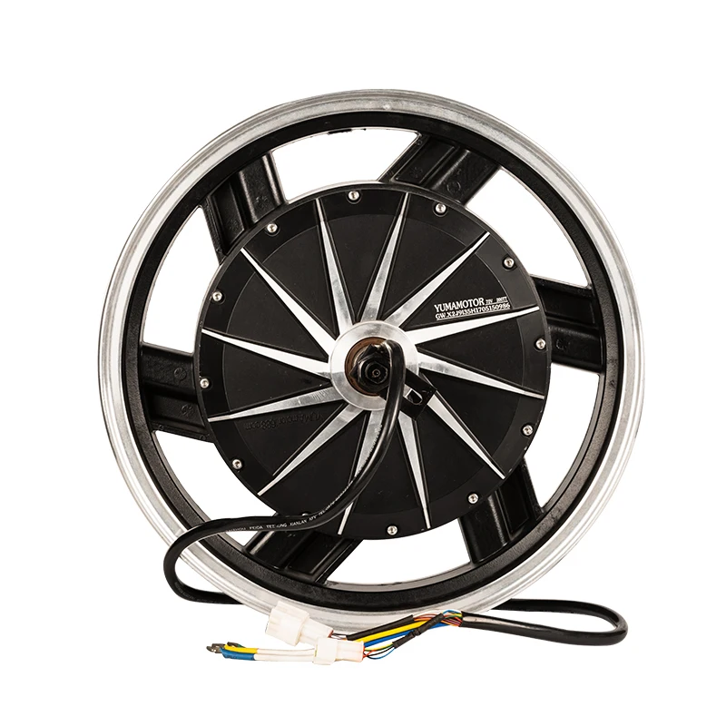 Factory Sell YMMOTOR YM 17inch*3.5 HY 1500w Hub Motor for High Speed Electric Motorcycle Refit Electric Wheel Engine