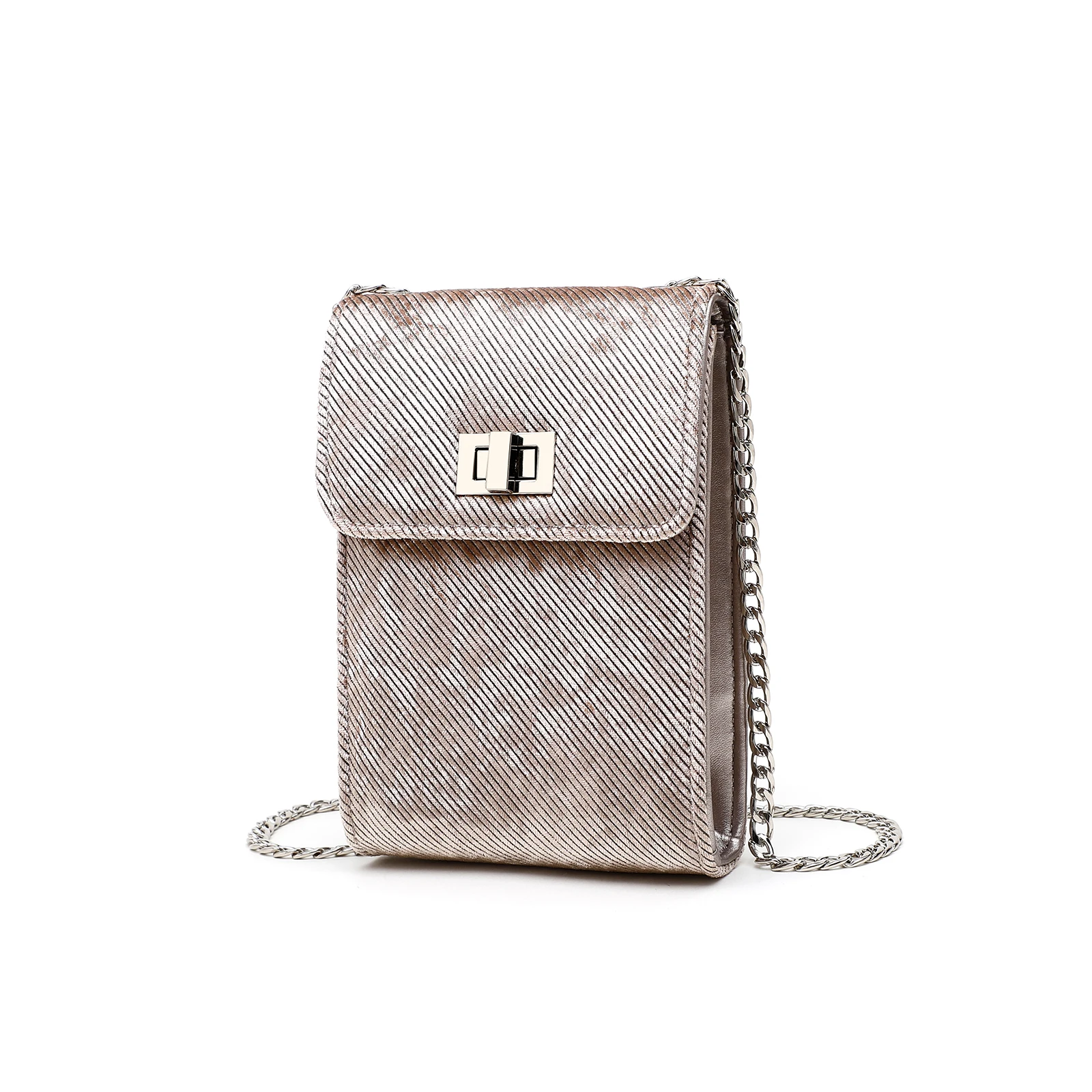 
Vintage Suede Black Gold Velvet Champagne Crossbody Bag Velvet Shoulder Bag Purse 