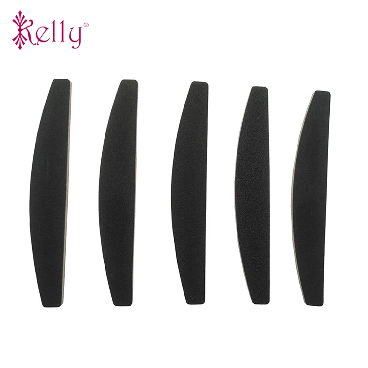 
Wholesale Private Label Emery Rectangle Beauty Wooden Black Disposable 100/180 Nail File 