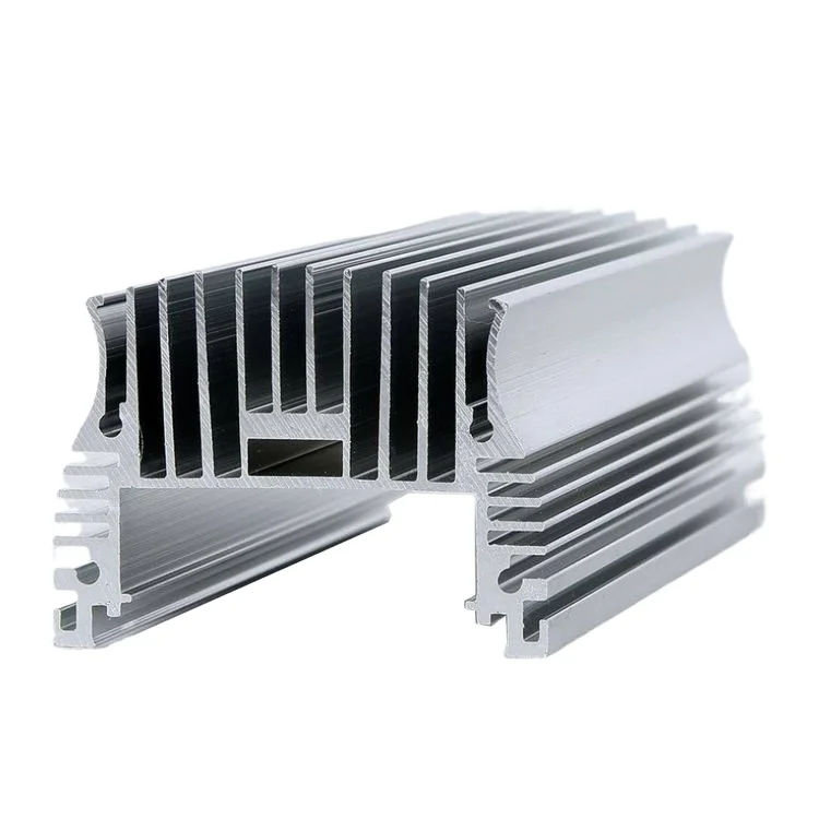 high precision machining service oem anodize Aluminum Extrusion  radiator heat sink manufacturer
