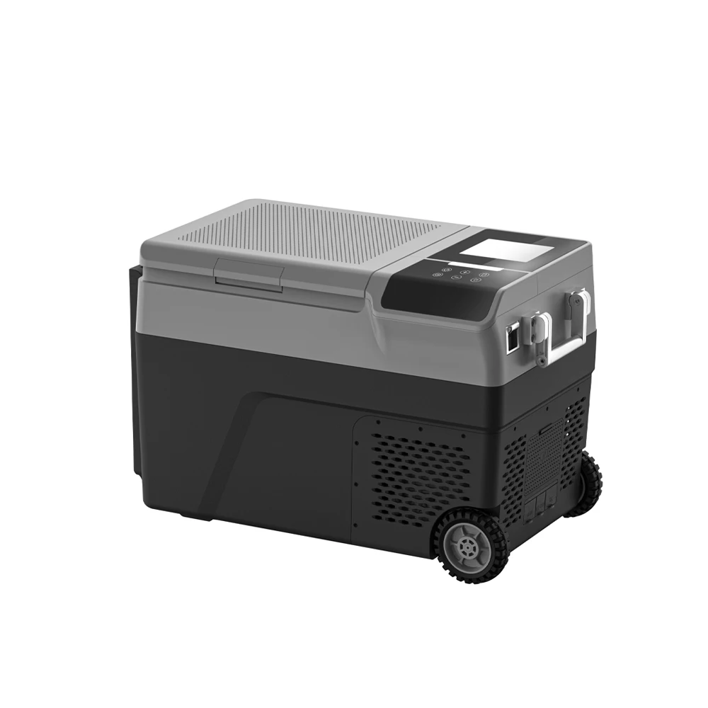 Fashionable Ice Maker Battery Solar Powered With Wheels 12V 24V Car Freezer Compressor Cooler Portable Ice Maker Fridge