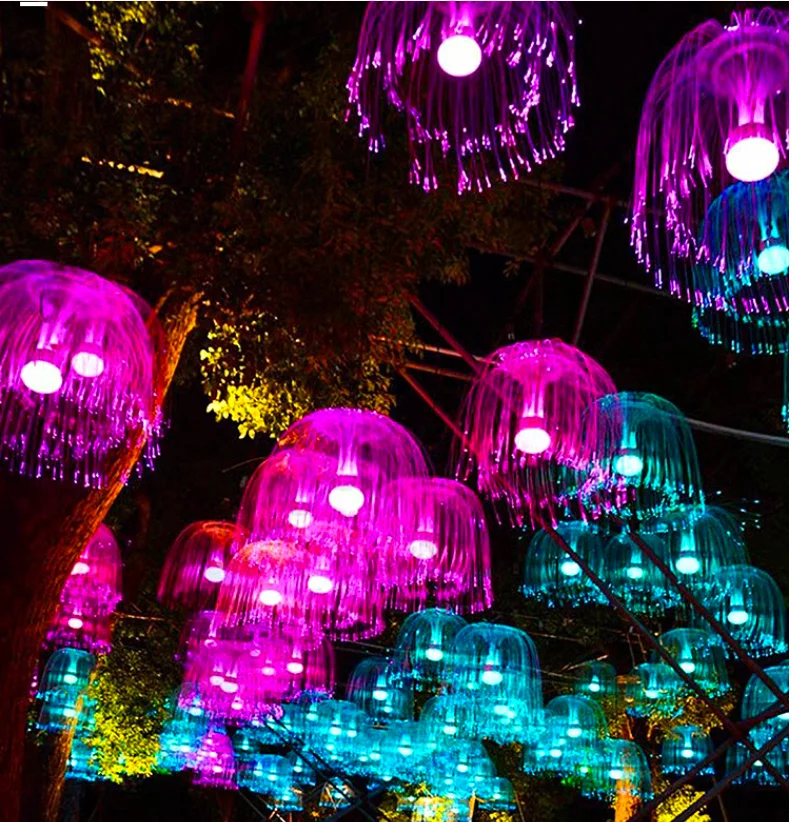 wholesale  Lighting Landscape  fiber optic flower light