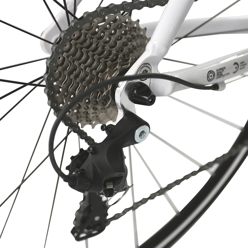 Chile market high quality 700C cycle high carbon steel light weight Men 8 speed road bike