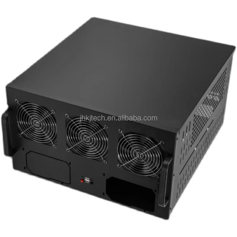 Чехол для графической карты компьютера 6U 6 gpu 8 с несколькими вентиляторами рассеивания