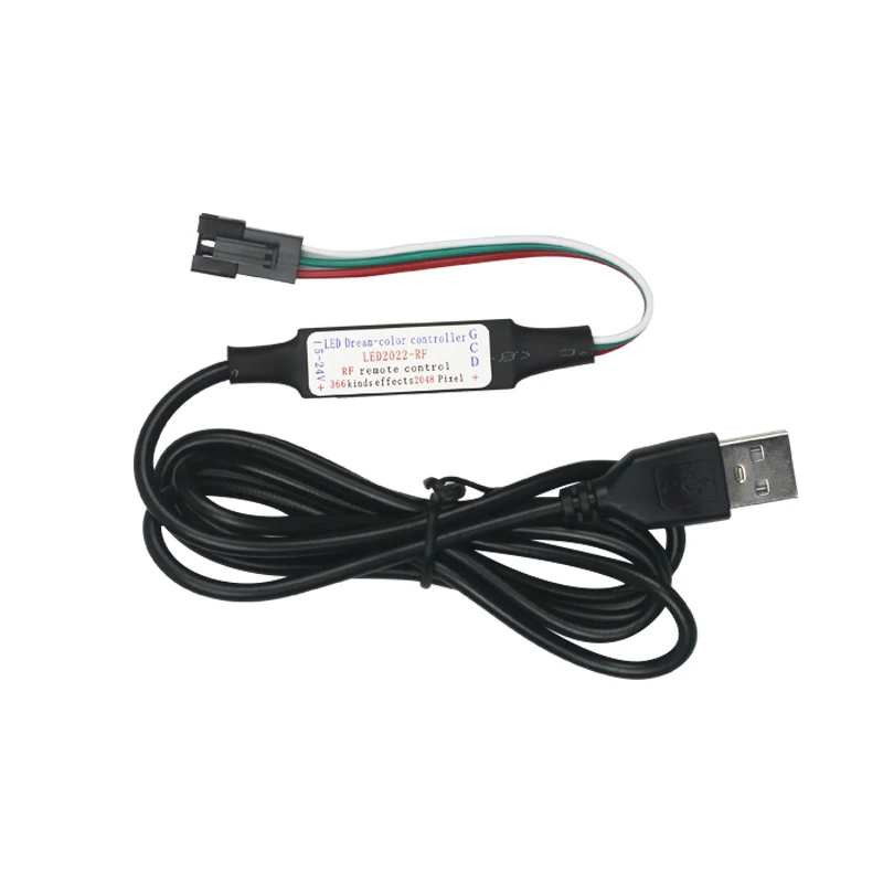 DC5V-24V Smart Wireless 17 key RF  IR Remote control dimming Controller For USB  rgb Led Light Strip dimmer