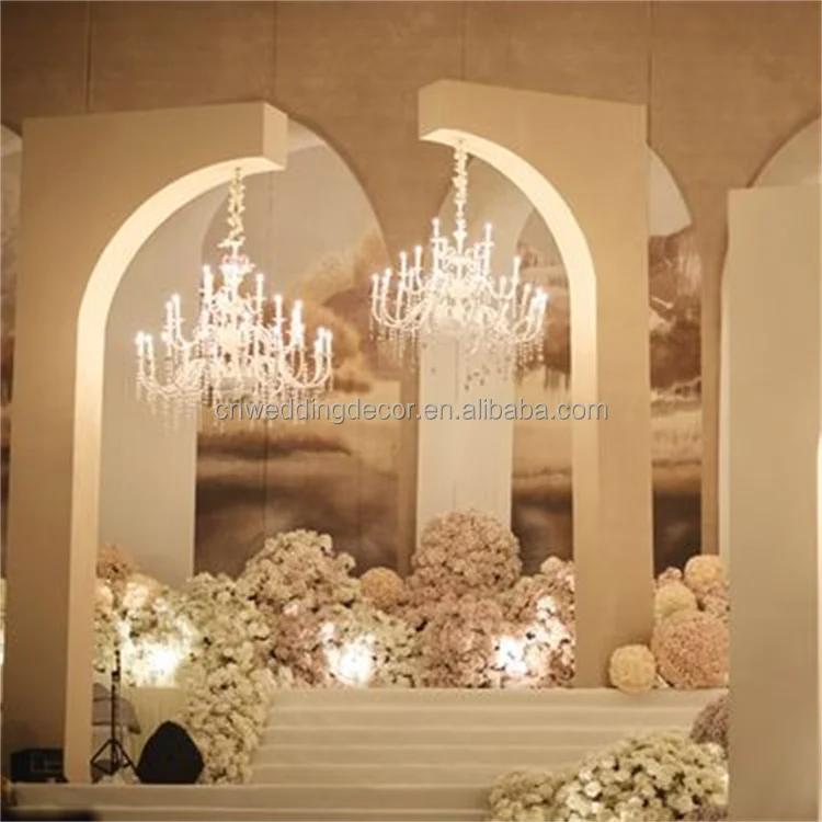 SMOOTH Wedding Backdrop Design Acrylic Backdrop Door Shape Gold Acrylic Panel Backdrop Arch Wall