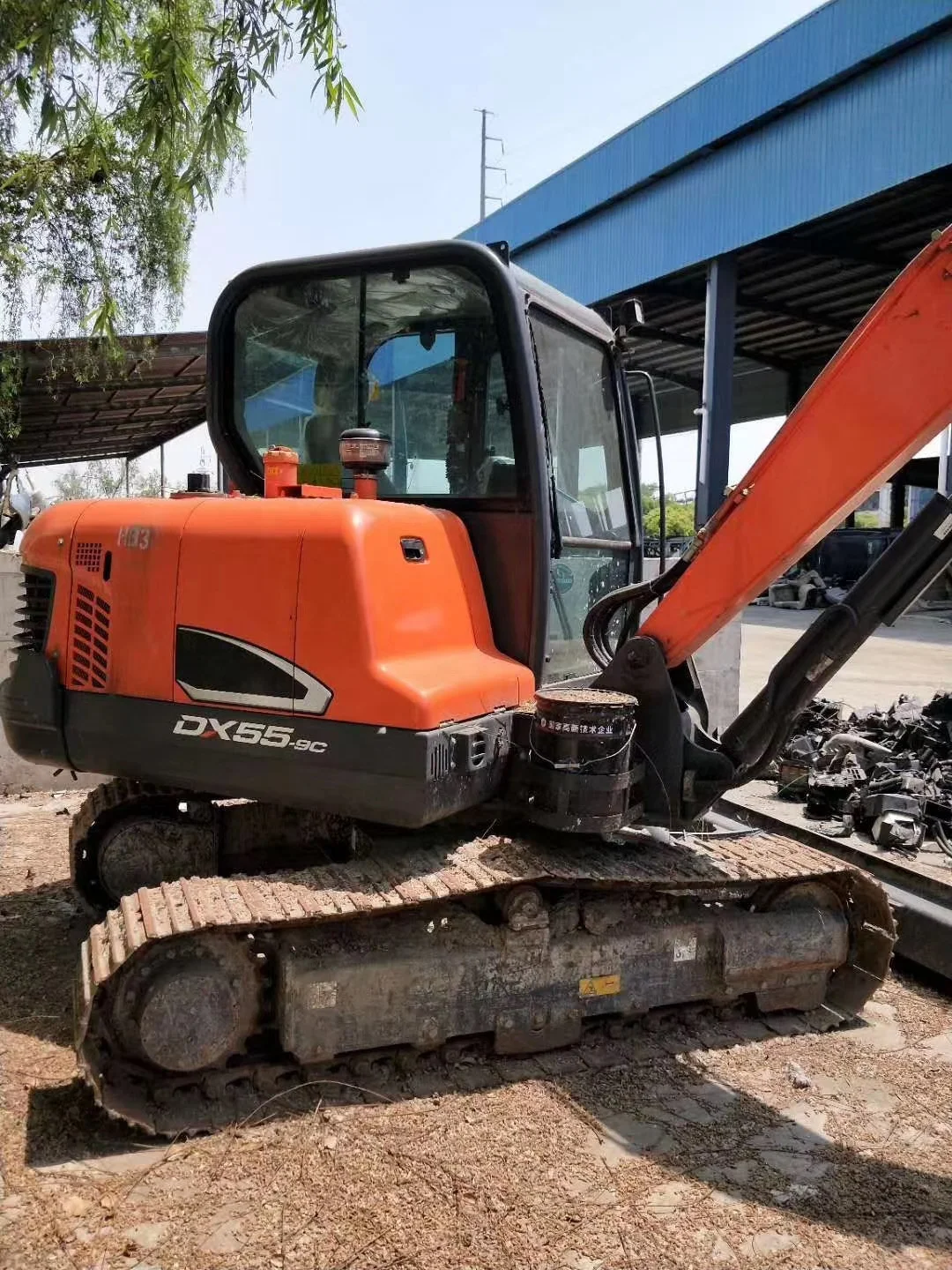 Новые имеющиеся в наличии 5ton б/у doosan dx55 для экскаватора daewoo, мини 55 звено гусеничной цепи экскаватора dx55-9c