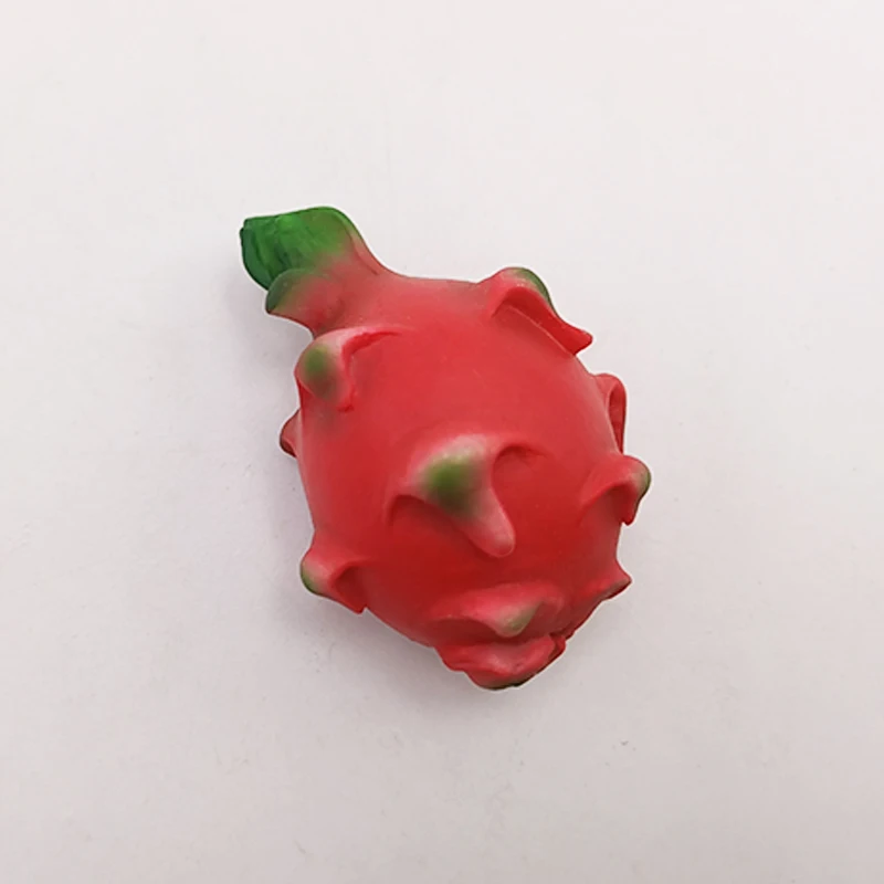 Craftsman Fire Dragon Fruit 3D Fruit Shape Resin Pitaya Fridge Magnet