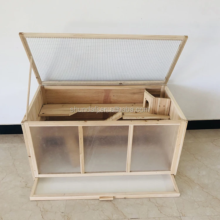 SDHC002 Pet cage hamster wooden house hamster house hamster cages big for sale