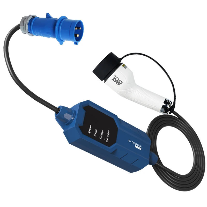 Manufacturers max green level 2 fast charging 3.5kw Portable charging pile box for  ev charger cable