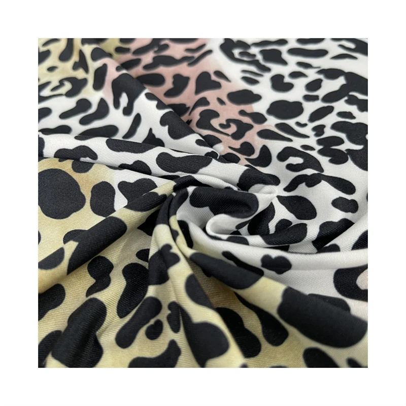 wholesale Custom Printed Bamboo Lycra fabric for Baby Cloth