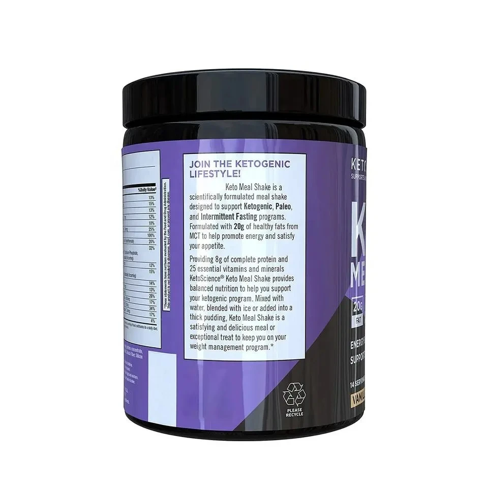 Factory Price Ketogenic Meal Shake Vanilla Dietary Supplements Keto Drink Powder for Weight Loss