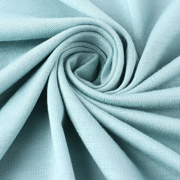 40s modal cotton spandex sweatband elastic knitted fabric T-shirt modal fabrics