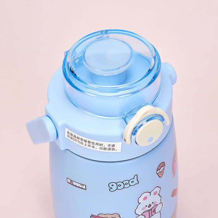 800ml New style big belly hig grade insulated s/s leak proof water bottles vacuum thermos flask for school kids