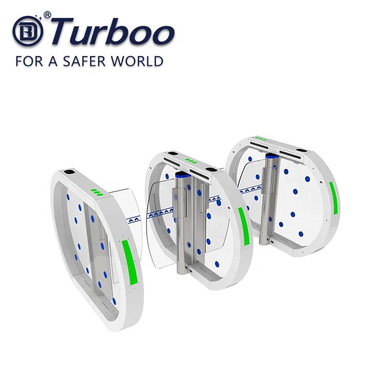 Unique Design Security Swing Barrier Turnstile Speed Gate Face Recognition for GYM Cinema
