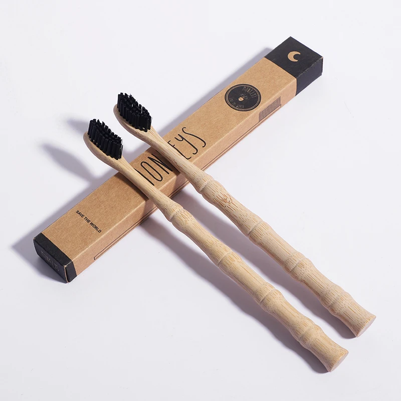 Wholesale Custom 100% Ecological Biodegradable Oem Soft Bamboo Toothbrushes