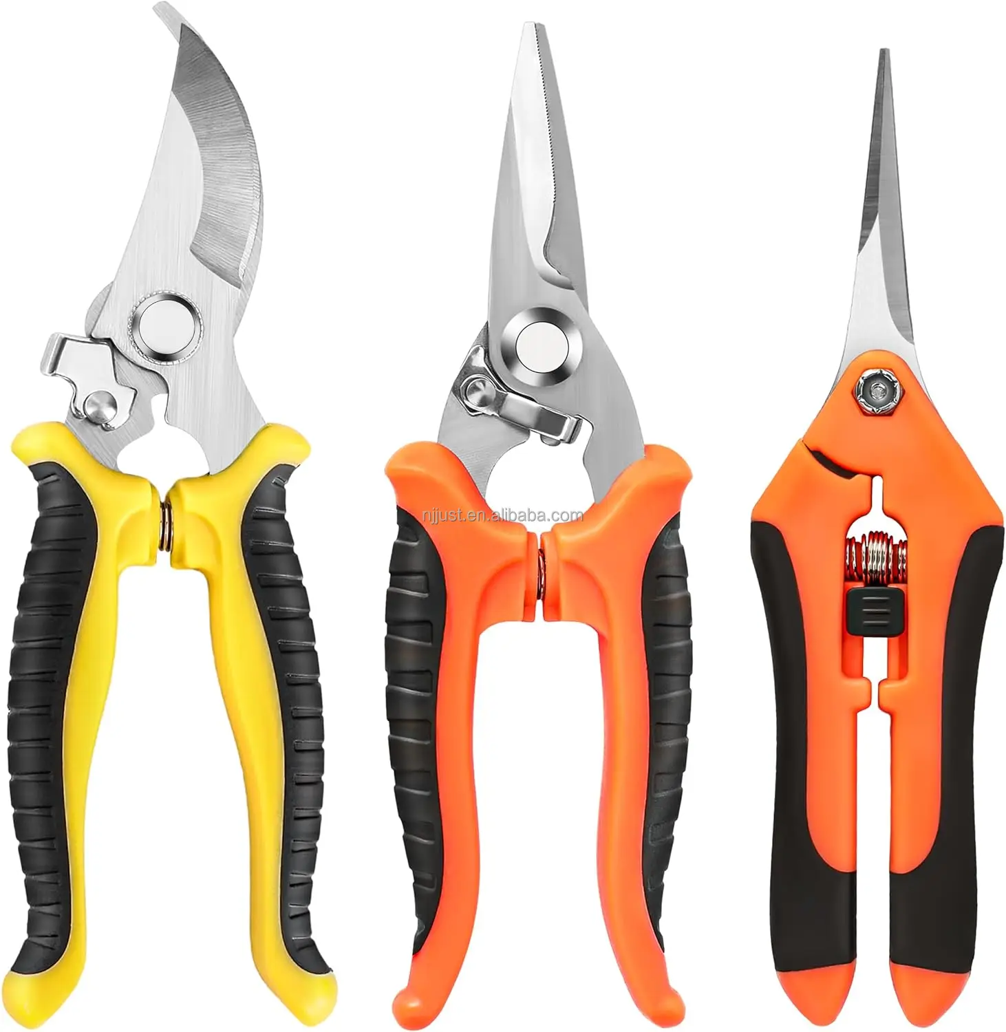 3 упаковки в наборе высококачественные сельскохозяйственные садовые стальные секатор ножницы для вырубки деревьев