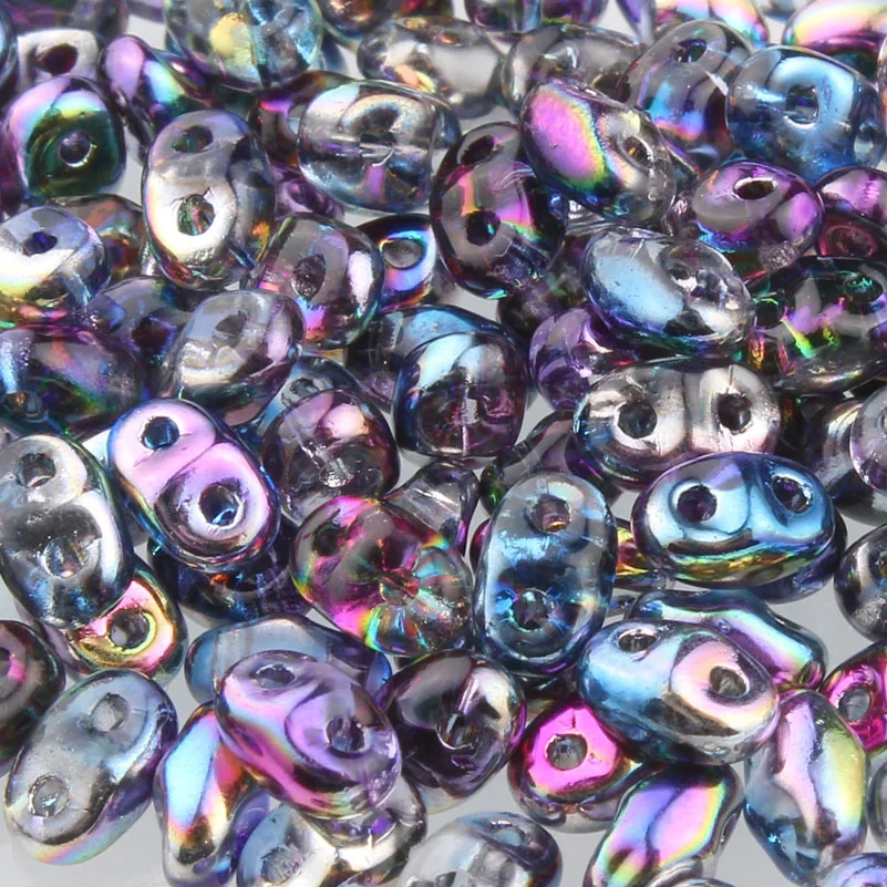 
 Taidian 10 грамм/сумка 2*4 мм стеклянные бусины для изготовления ювелирных изделий родной ручной работы дизайн делает металлический блеск с двумя отверстиями не линяет  