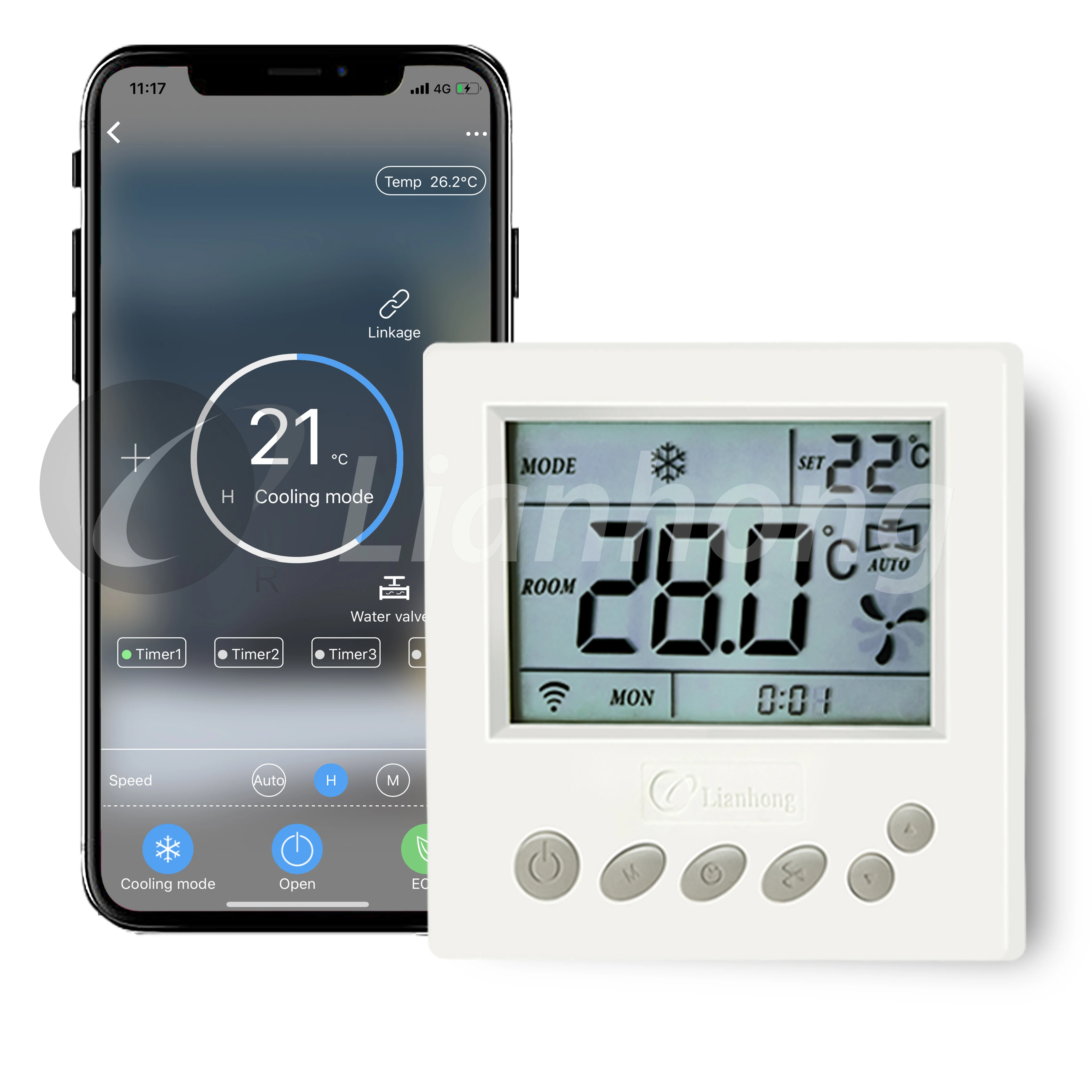 Dual Digital Temperature Controller Incubator Thermostat Two Relay Output Thermoregulator Heater Cooler Control Switch STC-3008