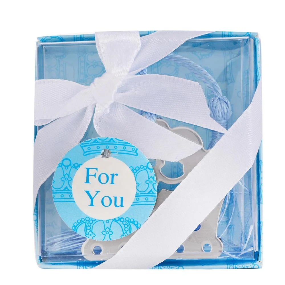 
Prince Crown Bookmark baby shower party favors gifts for guest 