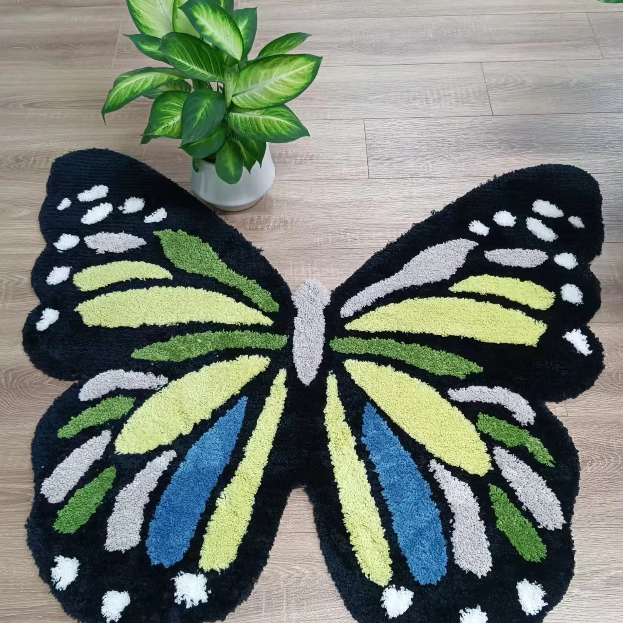 Butterfly shaped office home carpets and rugs fluffy carpet luxury floor modern rugs living room