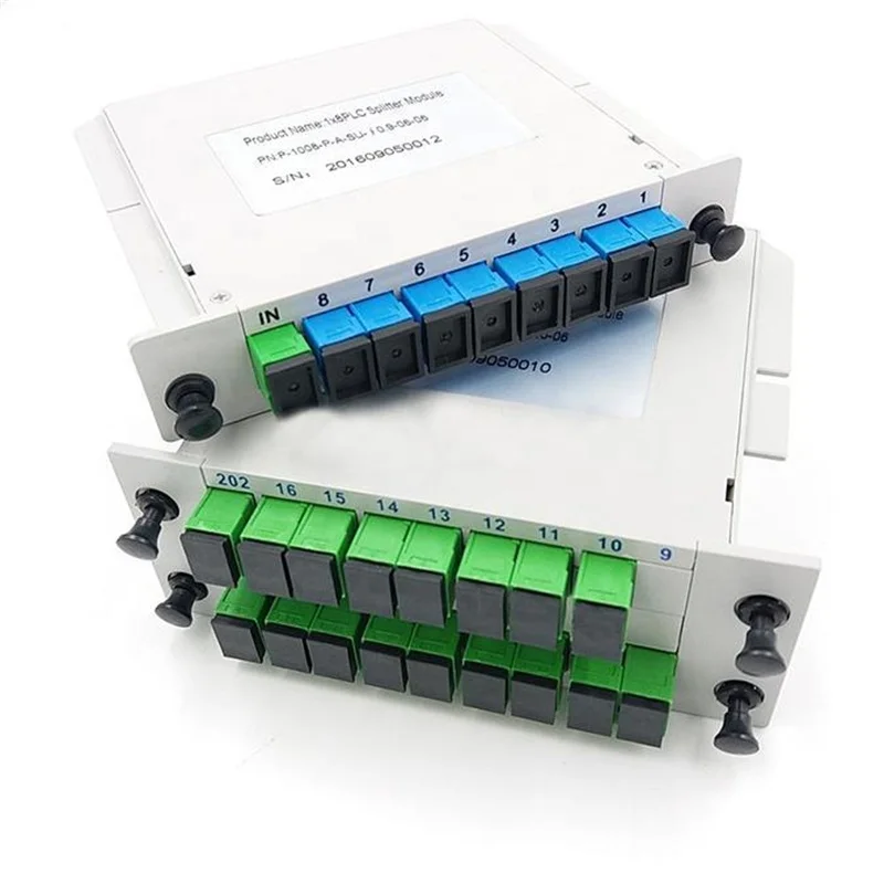 1*2 1*4 1*8 1*16 1*32 1*64 Spliter 1x2 1x4 1x8 1x12 1x16 1x32 1x64 1x128 ABS Box Mini PLC Cassette Fiber Optic Lgx Splitter