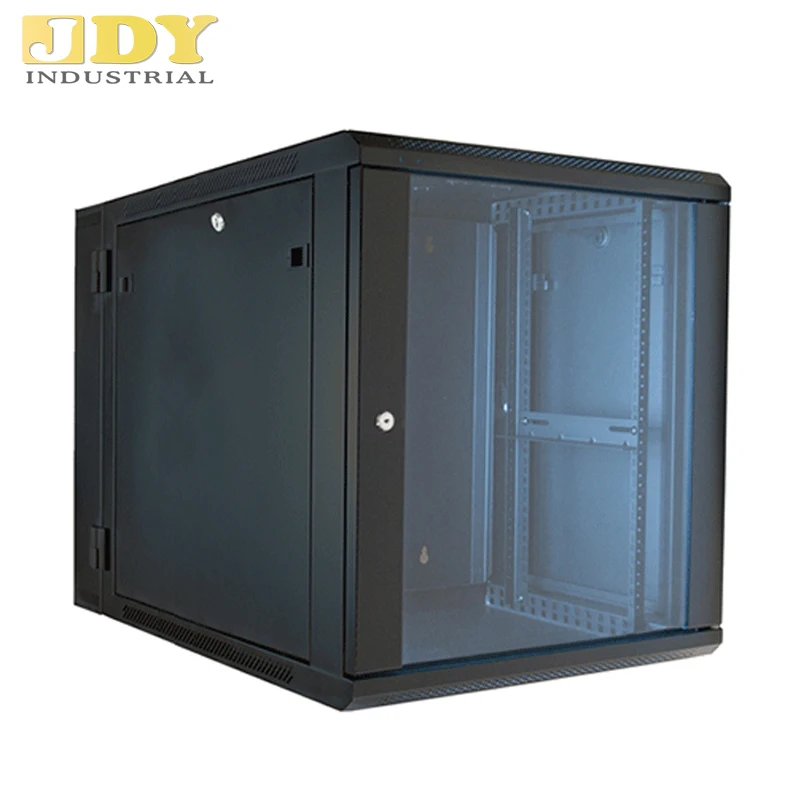 Custom Guangdong Galvanized Mini Sheet Metal Fabrication Parts 2U Network Server Cabinet Chassis Enclosure Box Shell Product
