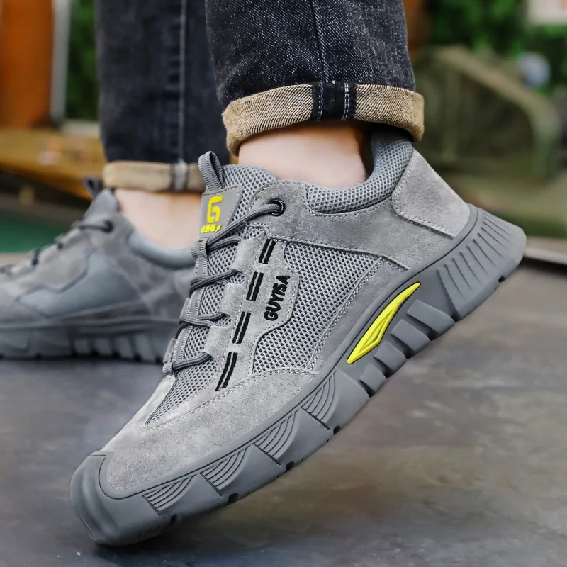 Electrically insulating 6KV 10KV Anti Slip Leather Steel Toe Safety Boots Men Heavy Industry Work Safety Shoes For Men