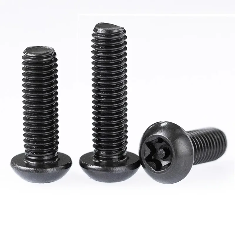 Черный Противоугонный винт torx pan head machine винт GB2672 torx button head винты