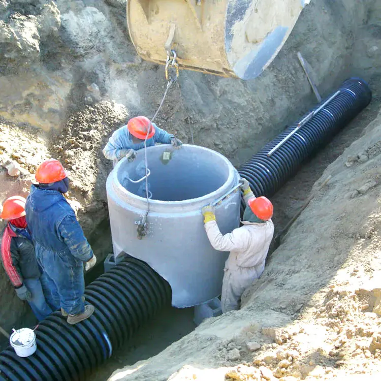 Large Diameter Pe Material 200Mm 300Mm 400Mm 1200Mm Sn4 Sn8 Plastic Hdpe Double-Wall Corrugated Drainage Sewer Pipe